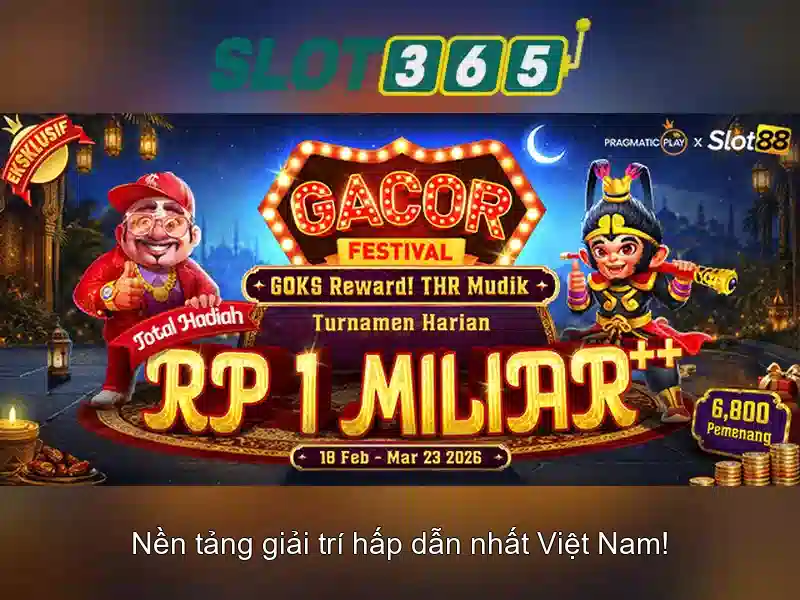 Slot365: Trải nghiệm slot trực tuyến tuyệt vời